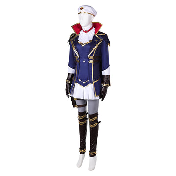 League of Legends Caitlyn Kiramman Cosplay Disfraz Adulto Hombre Mujer Traje De Carnaval Halloween Fiesta